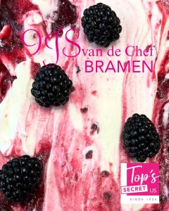 Bramen Griekse Yoghurt als ijs van de chef bij topssecret ijs en topsedelgebak inbilthoven en soest