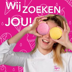 vacature ijsmedewerk(st)er bij topsedelgebak topssecretijs in bilthoven, soest en zeist