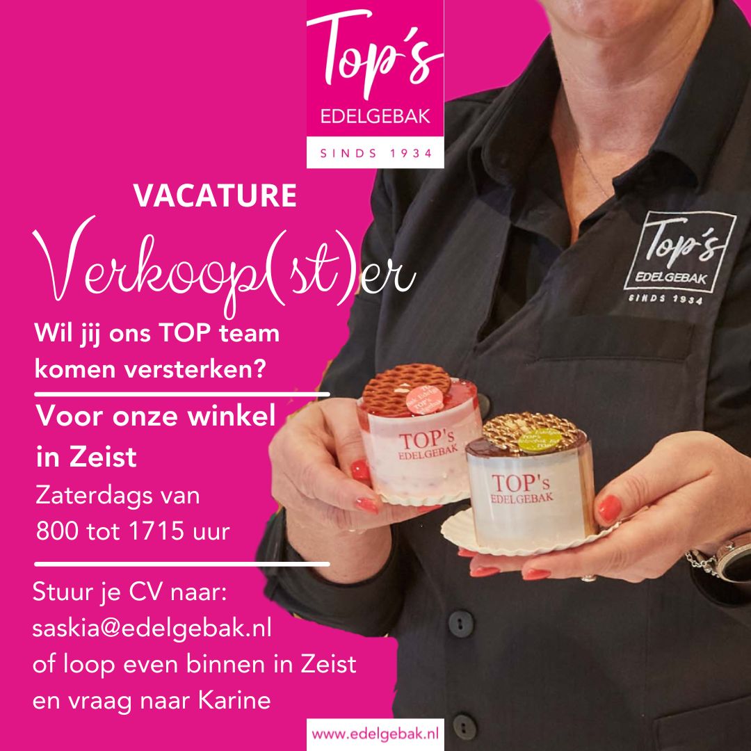 Vacatures Top S Edelgebak