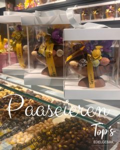 Paaseieren met bonboneitjes bij topsedelgebak topssecretijs in bilthoven, soest en zeist