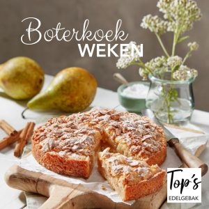 4 weken lang boterkoek weken bij topsedelgebak topssecretijs in bilthoven, soest en zeist