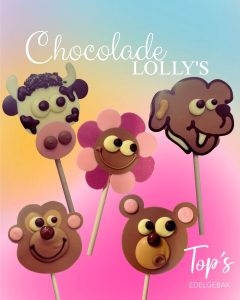 chocolade lolly's bij topsedelgebak topssecretijs in bilthoven, soest en zeist