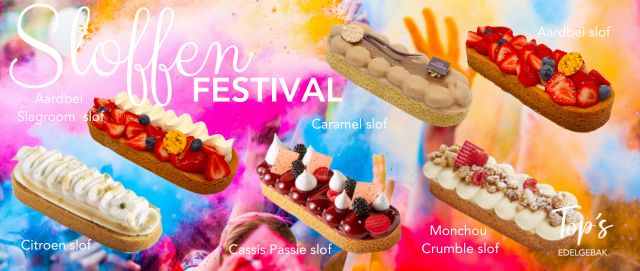 6 weken lang Sloffenfestival bij topsedelgebak topssecretijs in bilthoven, soest en zeist