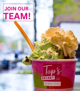 Vacature ijsmedewerker topsedelgebak topssecret ijs bilthoven