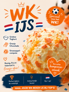 WK IIJS van de Chef deze week bij Top's Edelgebak en Top's SECRET IJS Bilthoven en Soest