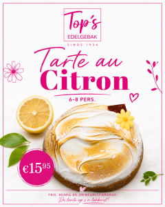 Tarte au Citron bij topsedelgebak in bilthoven, soest en zeist
