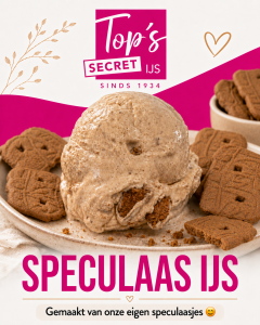 IJS van de Chef deze week bij Top's Edelgebak en Top's SECRET IJS Bilthoven en Soest